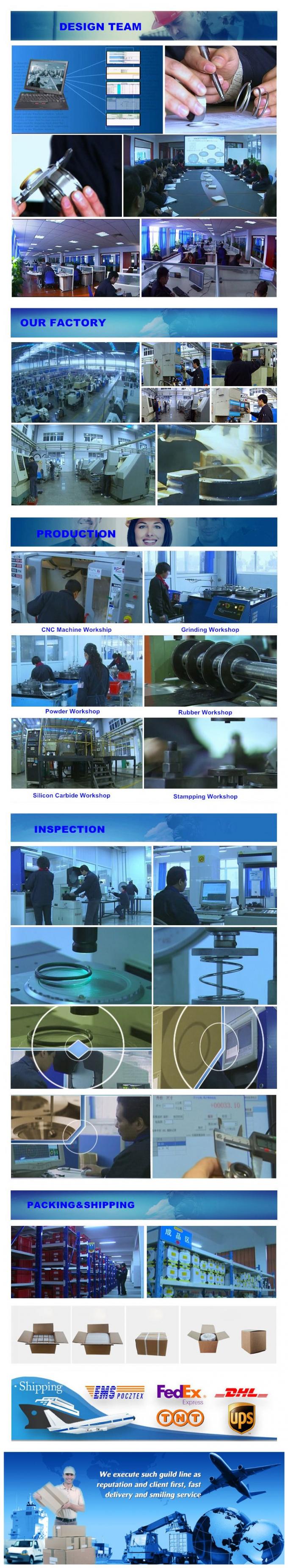 John Crane Mechanical Seal Type 1 Elastomer Bellows Seals John Crane type 1 ختم ميكانيكي لمضخات المياه 4