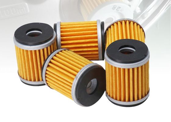 شراء Torch High Quality and Efficience Motorcycle engine fuel system Oil Filter Element Yellow filter paper fit for HF141/200 التصنيع عبر الإنترنت