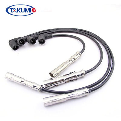 VW Golf Spark Plug Cables EPDM / Silica Gel 021905409AD تحمل الضغط العالي