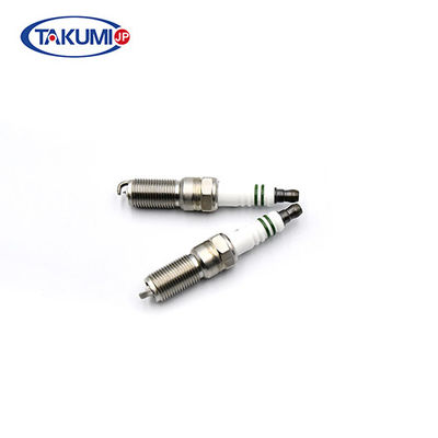 J Electrode Motorcycle Spark Plugs متعدد الأضلاع عازل نيكل مطلي الإسكان